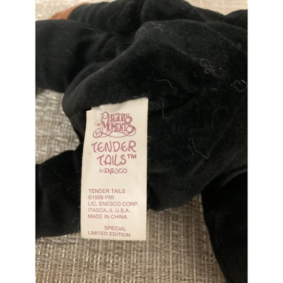 Precious Moments Tender Tails By Enesco Gorilla Plush 1998 Vintage Bean Bag - Picture 5 of 6